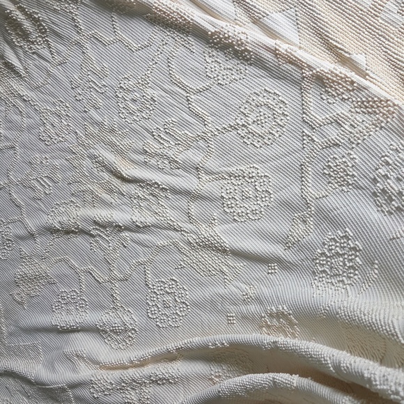 Vintage Bates George Washinton's Choice Chenille Bedspread Flaws - Picture 14 of 17